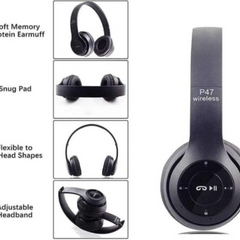 P47 Wireless Bluetooth Headset | Invincible Bluetooth Headset For Gaming